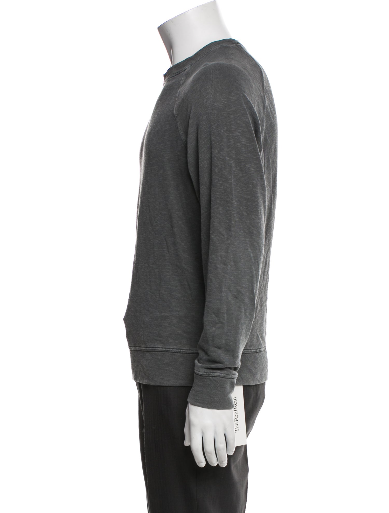 James Perse Crew Neck Long Sleeve Pullover